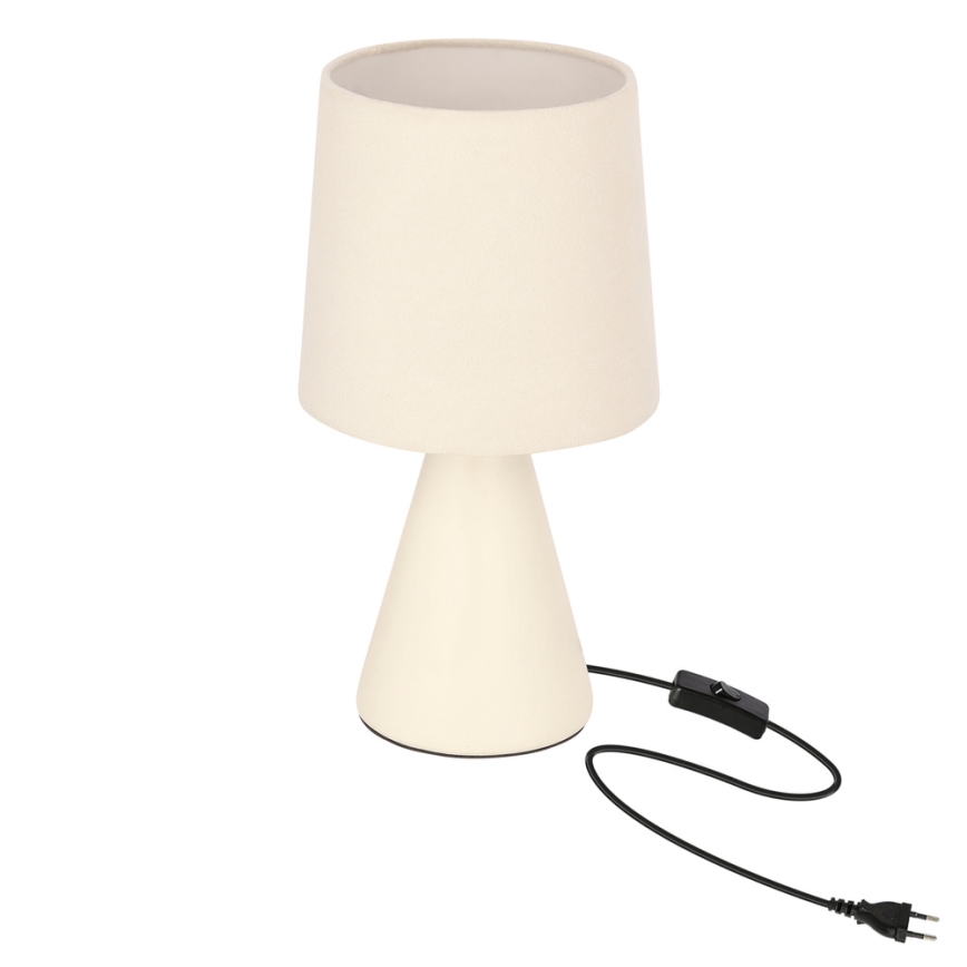 Lámpara de mesa SATTI 1xE14/40W/230V color crema