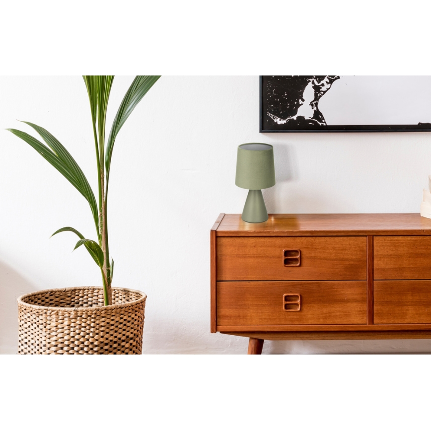 Lámpara de mesa SATTI 1xE14/40W/230V verde