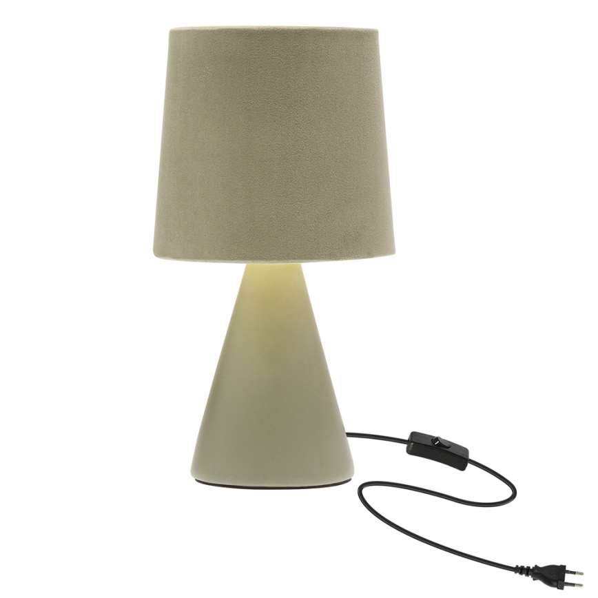 Lámpara de mesa SATTI 1xE14/40W/230V verde