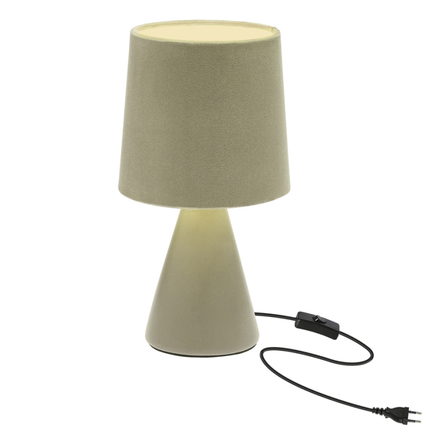 Lámpara de mesa SATTI 1xE14/40W/230V verde