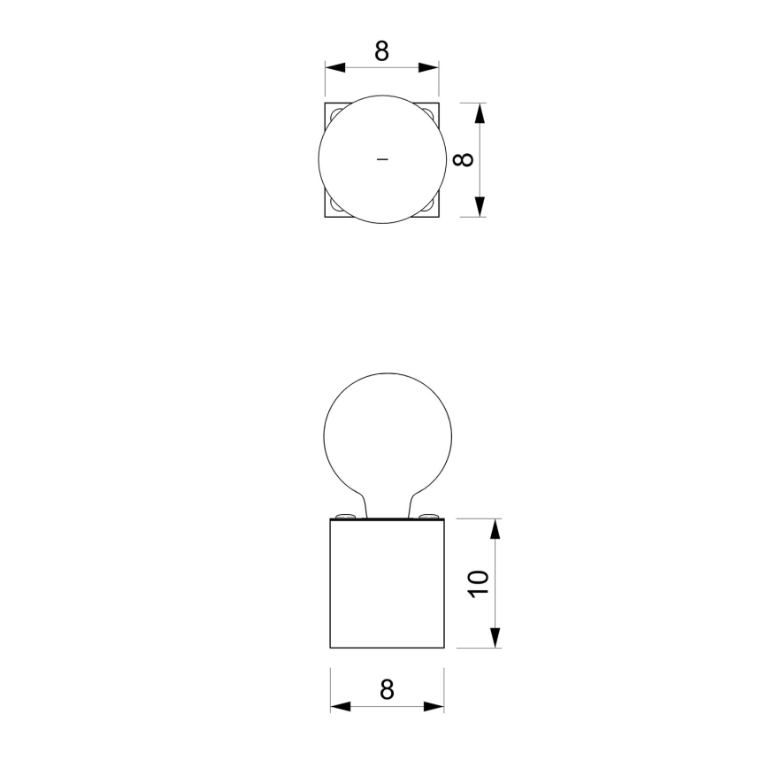 Lámpara de mesa SODER 1xE27/60W/230V
