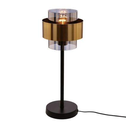 Lámpara de mesa SPIEGA 1xE27/60W/230V dorado/negro