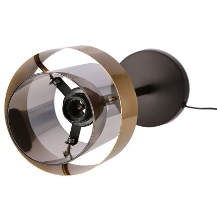 Lámpara de mesa SPIEGA 1xE27/60W/230V dorado/negro