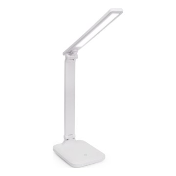Lámpara de Mesa Táctil LED Regulable con Puerto USB REMUS LED/5W/230V blanca