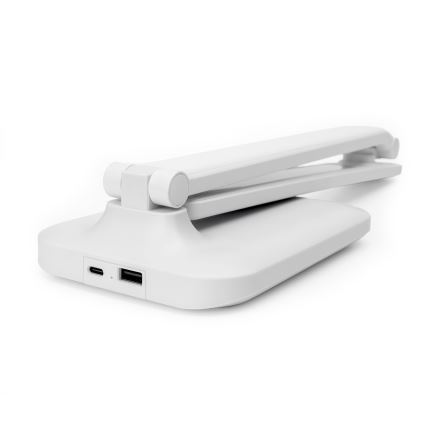 Lámpara de Mesa Táctil LED Regulable con Puerto USB REMUS LED/5W/230V blanca