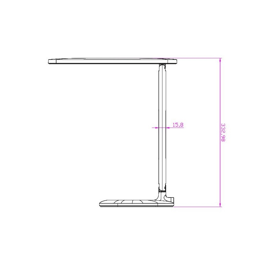 Lámpara de mesa táctil LED regulable NAOMI LED/5W/230V 3000-6500K