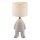 Lámpara de mesa TED JUST LIGHT. 14191-39 1xE27/25W/230V beige