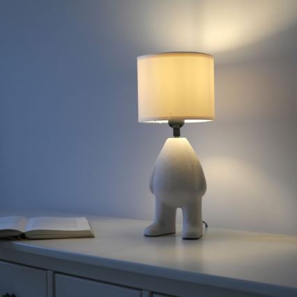 Lámpara de mesa TED JUST LIGHT. 14191-39 1xE27/25W/230V beige