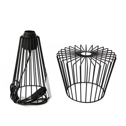 Lámpara de mesa TORRI 1xE27/15W/230V negro