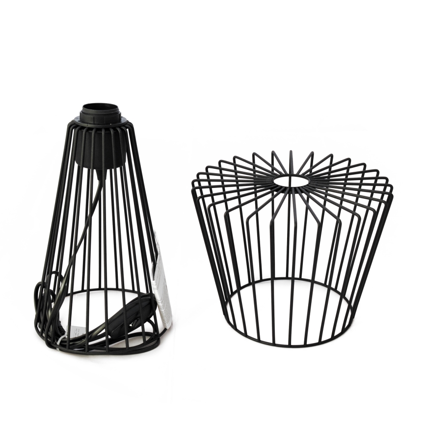Lámpara de mesa TORRI 1xE27/15W/230V negro