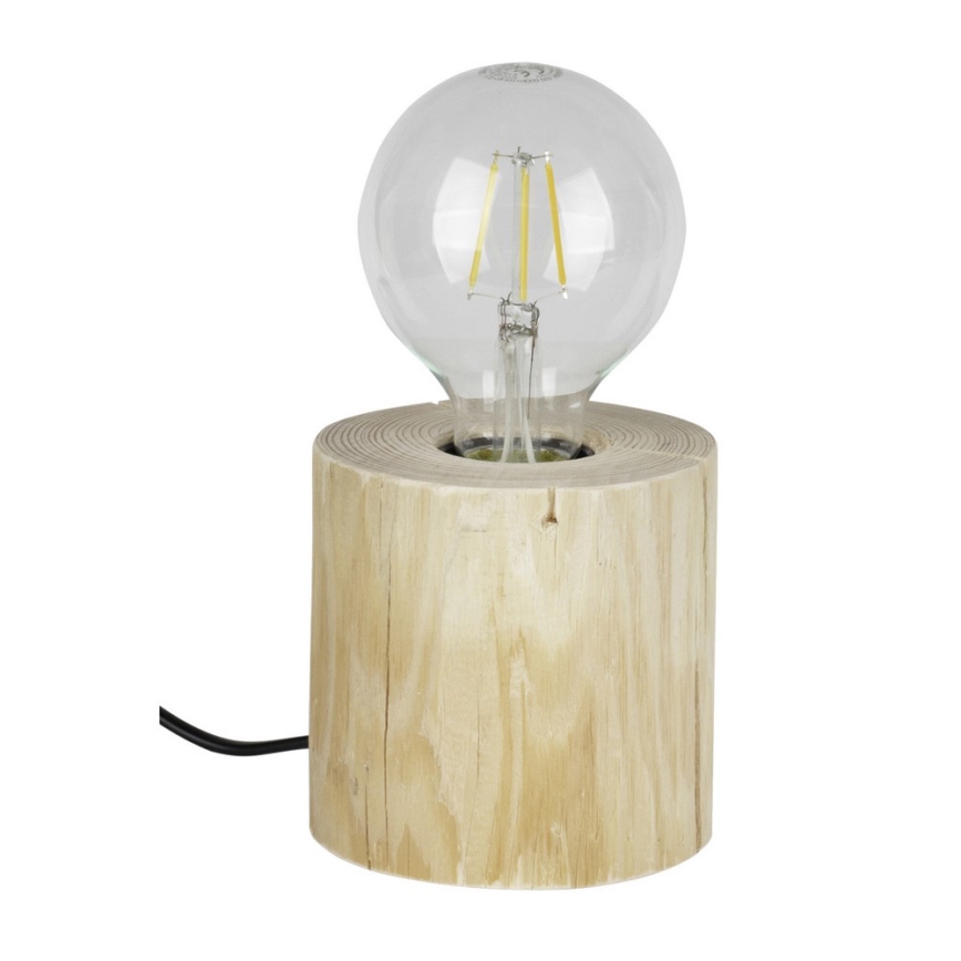 Lámpara de mesa TRABO 1xE27/25W/230V pino