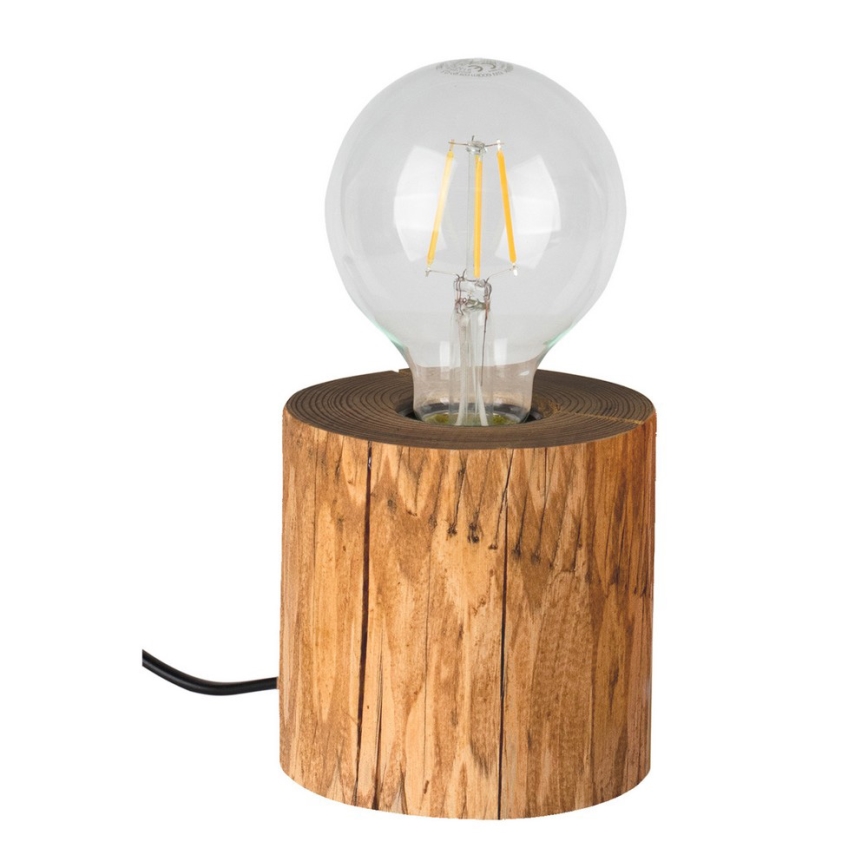 Lámpara de mesa TRABO 1xE27/25W/230V pino