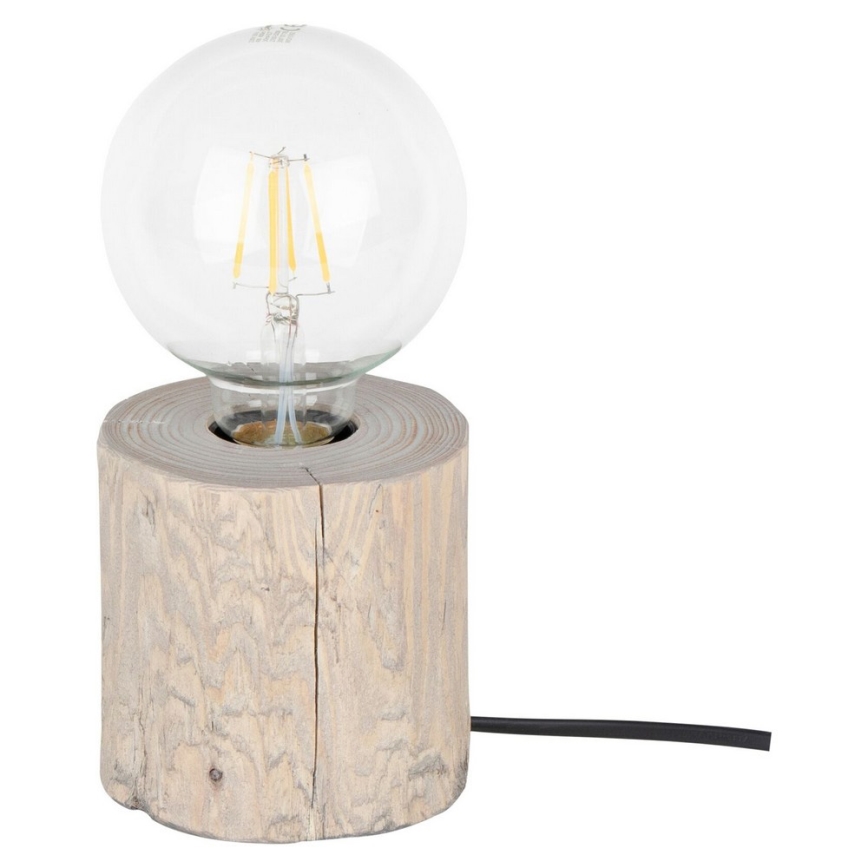 Lámpara de mesa TRABO 1xE27/25W/230V pino