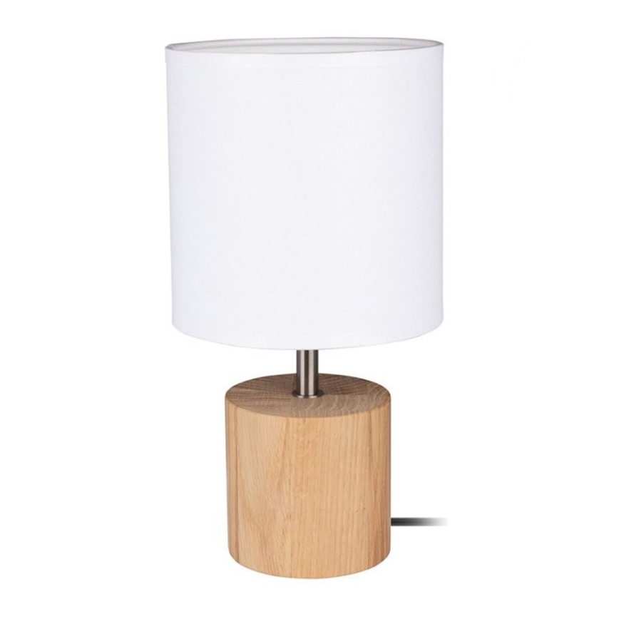 Lámpara de mesa TRONGO ROUND 1xE27/25W/230V roble