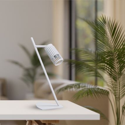 Lámpara de mesa VERTICAL 1xGU10/8W/230V blanco
