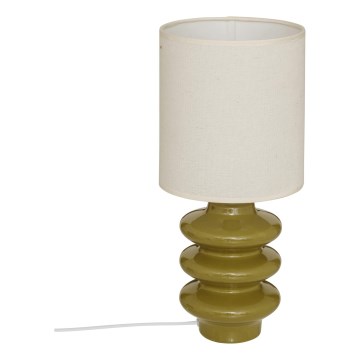 Lámpara de mesa VINUS 1xE14/40W/230V en caqui de Atmosphera