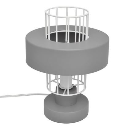 Lámpara de mesa VOLTA 1xE27/15W/230V gris
