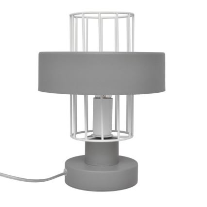 Lámpara de mesa VOLTA 1xE27/15W/230V gris