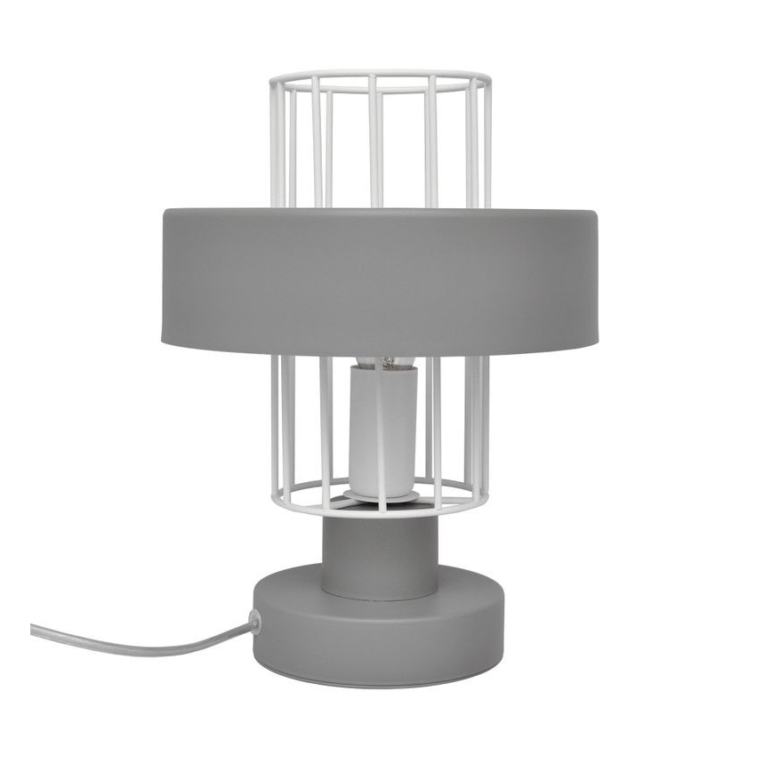 Lámpara de mesa VOLTA 1xE27/15W/230V gris