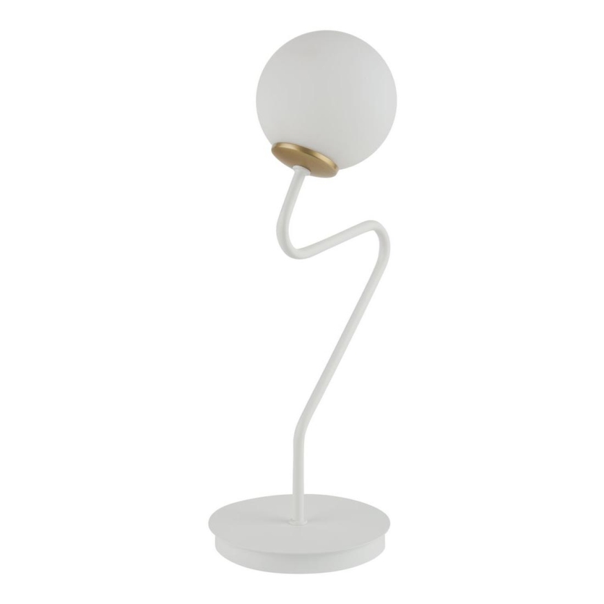 Lámpara de mesa ZIGZAG 1xG9/12W/230V blanco