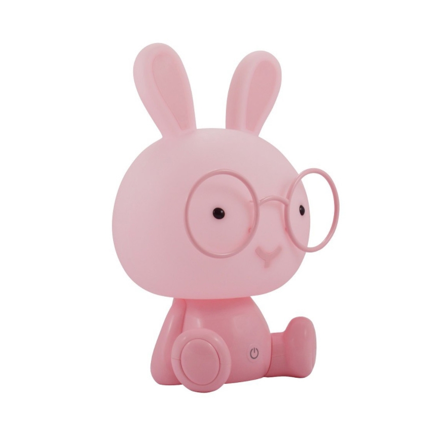 Lámpara de noche LED regulable infantil LED/2,5W conejo rosa