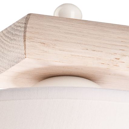 Lámpara de pared 1xE27/60W/230V roble