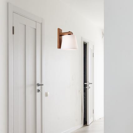 Lámpara de pared 1xE27/60W/230V roble