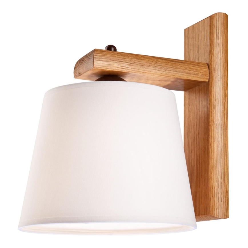 Lámpara de pared 1xE27/60W/230V roble