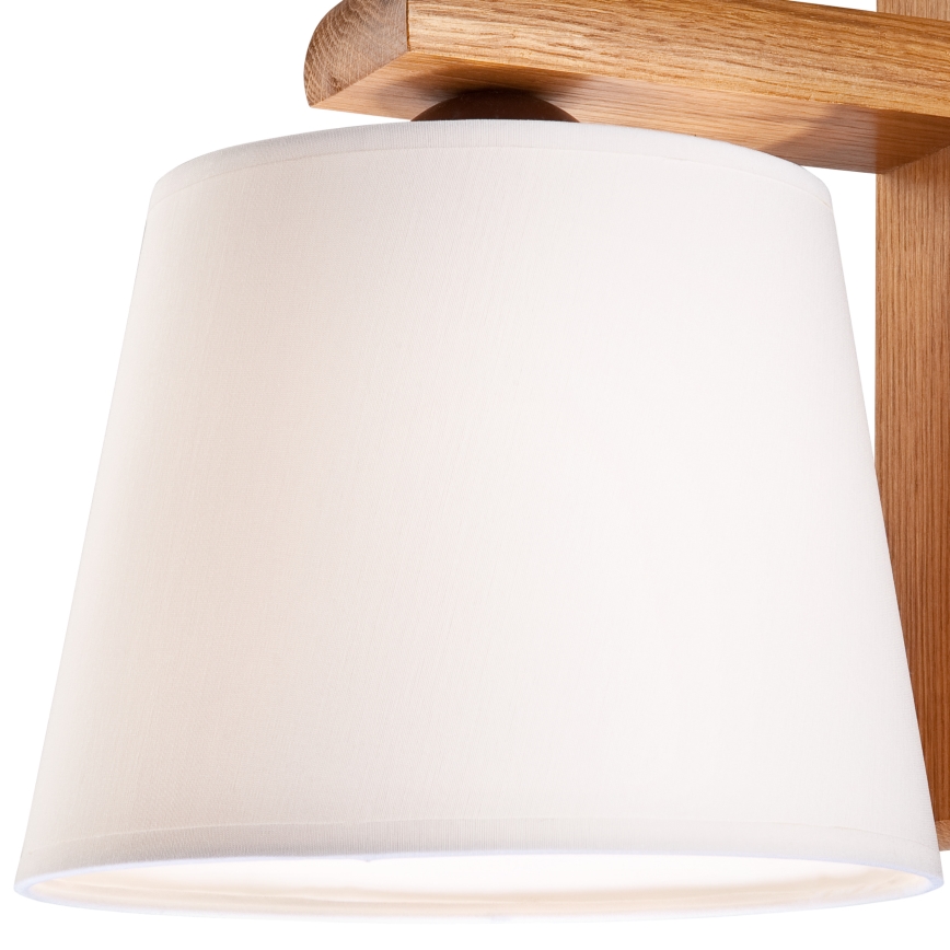 Lámpara de pared 1xE27/60W/230V roble
