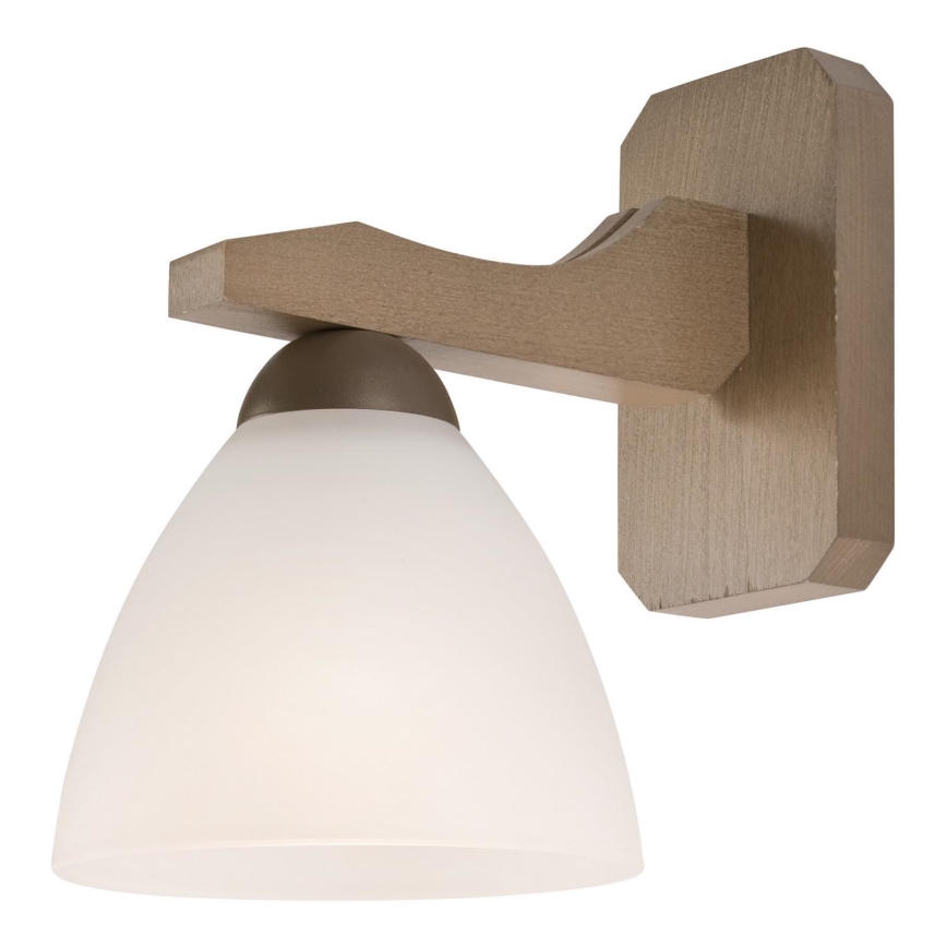 Lámpara de pared ADRIANO 1xE27/60W/230V haya