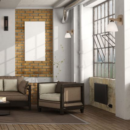 Lámpara de pared ADRIANO 1xE27/60W/230V haya