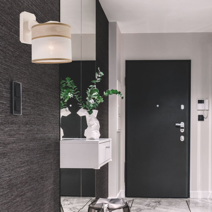 Lámpara de pared ANDREA 1xE27/60W/230V haya