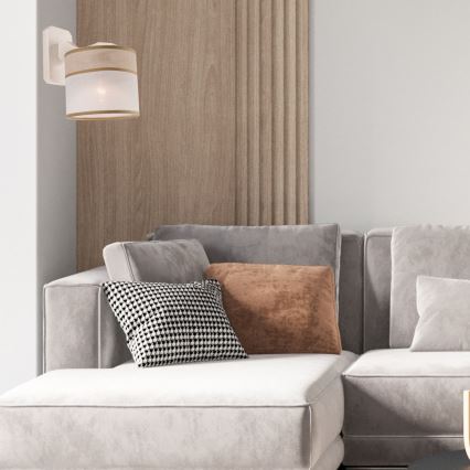 Lámpara de pared ANDREA 1xE27/60W/230V haya