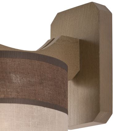 Lámpara de pared ANDREA 1xE27/60W/230V haya