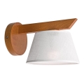 Lámpara de pared ANTONIO 1xE14/40W/230V haya
