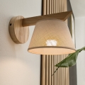 Lámpara de pared ANTONIO 1xE14/40W/230V roble
