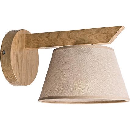 Lámpara de pared ANTONIO 1xE14/40W/230V roble