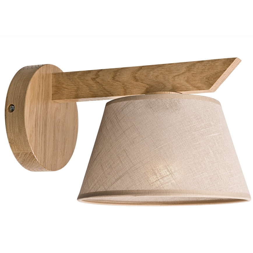 Lámpara de pared ANTONIO 1xE14/40W/230V roble