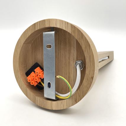 Lámpara de pared ANTONIO 1xE14/40W/230V roble