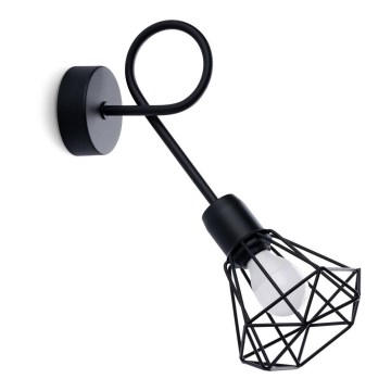 Lámpara de pared ARTEMIS 1xE14/40W/230V negra