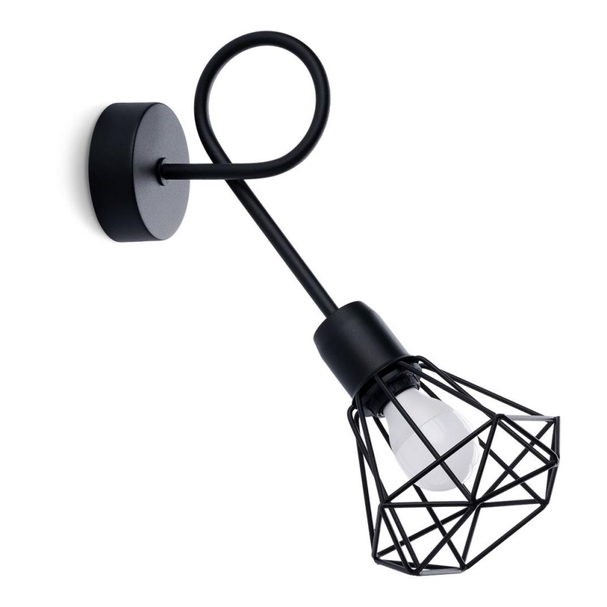 Lámpara de pared ARTEMIS 1xE14/40W/230V negra
