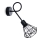 Lámpara de pared ARTEMIS 1xE14/40W/230V negra