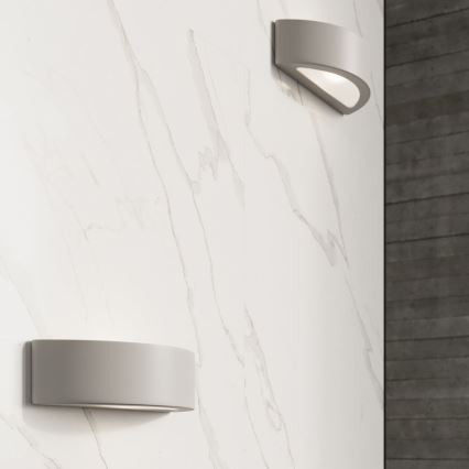 Lámpara de pared ATENA 1xE27/60W/230V gris