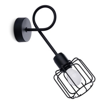 Lámpara de pared BELUCI 1xE14/40W/230V negra
