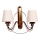 Lámpara de pared CLASSIC 2xE27/40W/230V bronce/beige