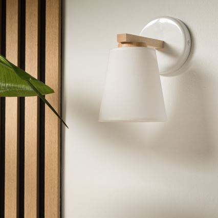 Lámpara de pared ELLIE 1xE27/60W/230V haya