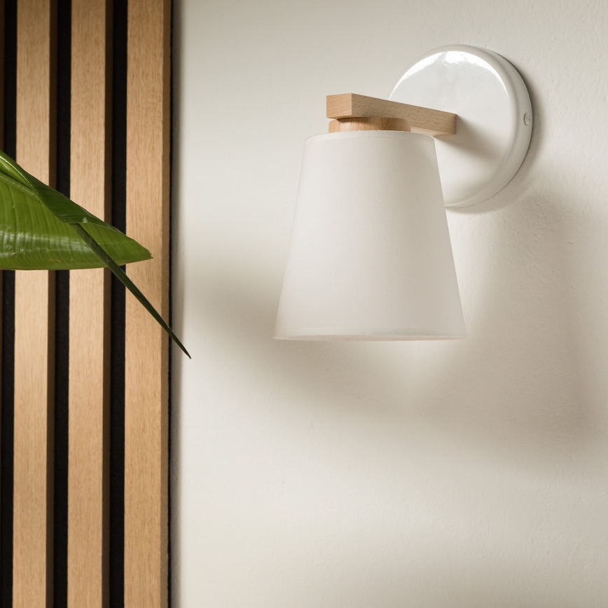 Lámpara de pared ELLIE 1xE27/60W/230V haya