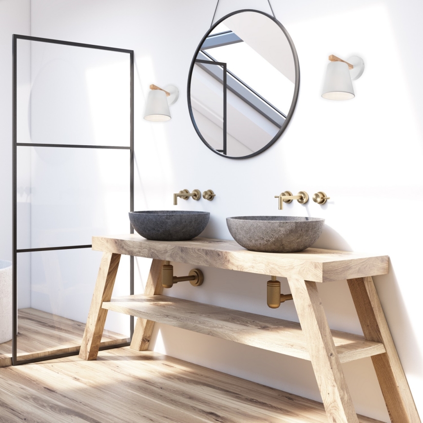 Lámpara de pared ELLIE 1xE27/60W/230V haya