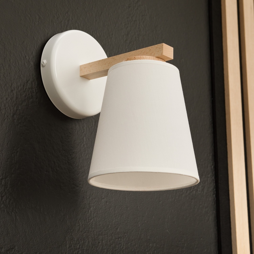 Lámpara de pared ELLIE 1xE27/60W/230V haya