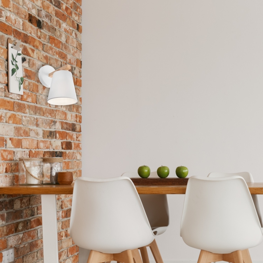 Lámpara de pared ELLIE 1xE27/60W/230V haya